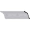 Ekena Millwork 4 3/8"H x 3 1/4"P x 5 3/8"F x 94 1/2"L, (6 1/2" Repeat), Versailles Crown Moulding MLD04X04X05VE - alternate 1